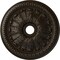 Ekena Millwork Tomango Egg & Dart Medallion (Canopies up to 6 3/4"), 27 7/8"OD x 3 7/8"ID x 2 1/2"P, Stone Hearth CM27TOSHF - alternate 1